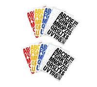 DECORNIJIA 10 Piezas Parche de Letras Termoadhesivas para Tela de Creativas Calcomanías para Personalizar Ropa Bolsos y Camisetas Resistentes a Múltiples Lavados