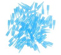 DECORNIJIA 100 piezas Tapas Plásticas para Tatuajes Pequeñas Azules Puntas y Desechables para Máquina de Tatuar Accesorios Duraderos para Uso Profesional y Personal
