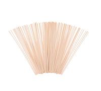 DECORNIJIA 100 piezas Varillas de Madera Natural para Manualidades DIY Educativos para la Creatividad y Habilidades Prácticas
