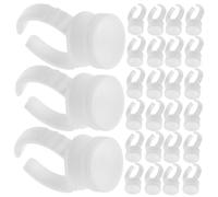 DECORNIJIA 100piezas Anillos Micro Soporte Anillos Tinta Copas Para Contenedor Desechable Fácil Limpieza