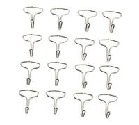 DECORNIJIA 100piezas Ganchos De Hierro Para Cojines De Asiento De Coche Textura Duradera y Método De Fijación Simple Para Automóviles