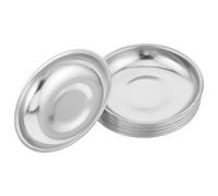 DECORNIJIA 10piezas Bandeja para Pasteles de Humo de Acero Inoxidable para Efectos Especiales Placa de Utilería para Fotografía Placa de Montaje para Eventos de Filmación