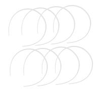 DECORNIJIA 12 Diademas de Plástico en Color Claro para Mujer y Niñas, Bandas la Cabeza Diseño Sencillo, Accesorio DIY Adecuado para Ocasiones Obsequios y Escuela