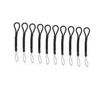 DECORNIJIA 12 Piezas Correa de Ajustable para Cámara y Teléfono Móvil Cuerda Colgante Anticaída y Antirrobo y Duradero para Manualidades y Negro