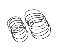 DECORNIJIA 12 Piezas Mic Shock Mount Elastic Bands Rubber Rings Vibration Replacement Clips For Studio and Home Recording