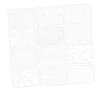 DECORNIJIA 12 Piezas Plantillas para Pintar Reutilizables con Diseño de Leopardo Plantillas de Dibujo Huecas para DIY Decoración de Paredes y Tejidos Herramientas Versátiles para Manualidades