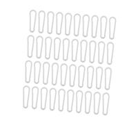 DECORNIJIA 130 Piezas Ganchos Plásticos DIY Forma de Calabaza Hebillas Resistentes para Cuerdas Ajustables Accesorios Duraderos para Colgar y Llaveros