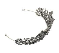 DECORNIJIA 1pieza Coroa De Novia Elegante Adornos De Diamantes Negros Accesorio Para Cabello De Boda Tocado Delicado Para Novias y Damas De Honor Para Fiestas y Celebraciones