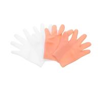 DECORNIJIA 2 pares Guantes Hidratantes Portátiles de Sebs para Manos Suaves Resistentes al Agua Sol para Exfoliar Prevenir Sequedad y Blanquear Piel