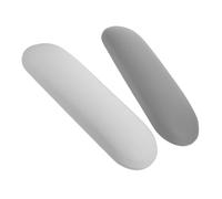 DECORNIJIA 2 Piezas Almohada para Manos de Manicura con Base Antideslizante Cojín Suave y Estable para Uñas Acrílicas Soporte Lavable para Salón y Uso Doméstico y Gris