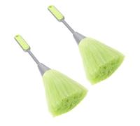 DECORNIJIA 2 Piezas Cepillo para Limpieza de Teclado de Escritorio Plumero Compacto para Eliminar Polvo Ordenadores y Electrodomésticos Fibra Premium y Diseño Duradero para Hogar y Oficina