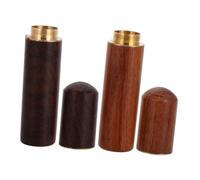 DECORNIJIA 2 piezas Contenedor de Supervivencia Portátil Resistente al Agua para Cerillas Caja Compacta para Almacenamiento Seguro de Fósforos Exteriores Herramienta Esencial para Camping y
