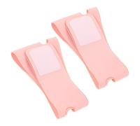 DECORNIJIA 2 piezas Correa Antironquidos Ajustable para Barbilla Soporte Cómodo y Transpirable Prevención de Ronquidos para Adultos Paquete de Unidades Rosa