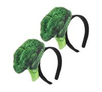 DECORNIJIA 2 Piezas Diademas De Verduras Para Mujer Accesorios De Fiesta Y Cosplay Diademas Decorativas Ligeras Y Cómodas Para Maquillaje Y Lavado Facial