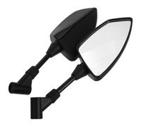 DECORNIJIA 2 piezas Espejos Retrovisores para Motocicleta Negros Montaje Manillar Instalación Sencilla con Llave Resistente para Scooters y Motos Eléctricas