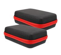 DECORNIJIA 2 piezas Estuche Portátil para Kalimba con Correa Protector Ligero de EVA Resistente Arañazos para Almacenamiento Seguro de Piano de Pulgar y Pequeños Instrumentos