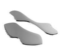 DECORNIJIA 2 Piezas Herramienta Facial Guasha de Acero Inoxidable Grande Labio y Ala para Masaje Facial Esculpir Mandíbula y Mentón Lifting y Rejuvenecimiento Piel Masajeador para Rostro