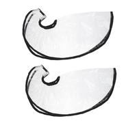 DECORNIJIA 2 piezas Herramienta para Teñir Cabello Embudo de Lavado Protección Facial para Cuidado