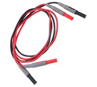 DECORNIJIA 2 piezas Kit de Cables de Prueba para Multímetro de Sondas de Penetración con Codificación de Color para Pruebas Eléctricas Cables Resistentes y Portátiles para Uso Profesional