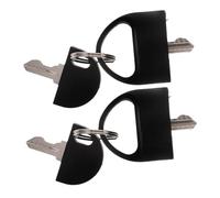 DECORNIJIA 2 Piezas Llave Repuesto Scooter Movilidad para Mayores Accesorio Plástico y Acero Inoxidable Compatible con Scooter Pride Protección Antirrobo Ligera y Práctica