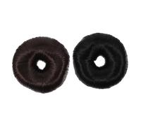 DECORNIJIA 2 Piezas Moldeador De Donut Para Peluca Moño Herramienta De Modelado De Cabello Molde Para Moños De Pelo Anillo De Peluca Tipo Para Coletas y Peinados