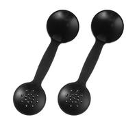 DECORNIJIA 2 Piezas Oclusor Ocular Manual Plástico para Examen Visual Bloqueo de Luz Mejorado Reutilizable y Cómodo Herramienta Óptica para Clínicas y Uso Casa Negras