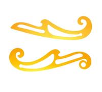 DECORNIJIA 2 piezas Regla Curva para Costura Herramienta Multifuncional para Diseño y Patronaje Flexible Ligera y Duradera para Costureros y DIY