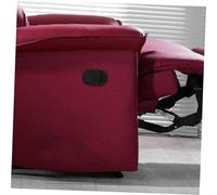DECORNIJIA 2 Piezas Repuesto para Sillón Reclinable con Cable de Liberación Accesorios de Aluminio Negro para Muebles de Hogar de Recambio Resistentes y Fáciles de Instalar