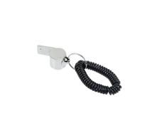 DECORNIJIA 2 piezas Silbatos de Metal Inoxidable con Cordón Negro para Árbitros Entrenadores y Socorristas Resistente y Portátil para Fútbol Baloncesto y Emergencias