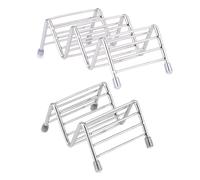 DECORNIJIA 2 Piezas Soportes para Tacos de Acero Inoxidable Duradero Organizador de Burritos y Tortillas Soporte para Alimentos Resistente para Fiestas y Mesas