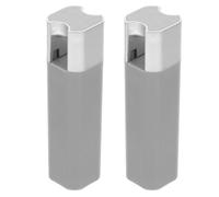 DECORNIJIA 2 Piezas Tirador de Cordón para Persianas Enrollables Pesa de Cuerda Gris Plata 55g Accesorio Antideslizante para Cortinas y Persianas Adecuado para Uso Doméstico y Control de