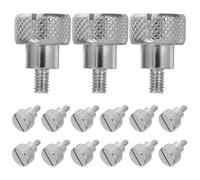 DECORNIJIA 20 Piezas 20 Tornillos de Fijación para Prensatelas de Máquina de Coser, Varilla Roscada de 5 MM, Cierre Moleteado Manual, Piezas de Repuesto para Costura, Acolchado y Bordado en