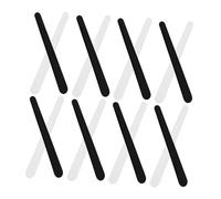 DECORNIJIA 20 piezas Espátulas de Maquillaje Palitos Faciales para Mezcla y Muestreo y Negro