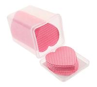 DECORNIJIA 200 hojas Toallitas Quitasmalte Forma de Corazón Almohadillas de Algodón Absorbente para Uñas Acrílicas y Gel Toallitas Sin Pelusa para Manicura Segura y Limpieza Rápida