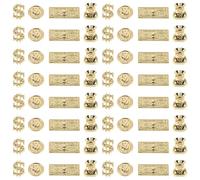 DECORNIJIA 200 Unidades Metal Money Bag Coin Flatback Nail Decor For Manicure Salon Festival Assortment For DIY Nail Art