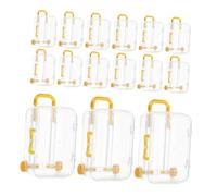 DECORNIJIA 24 piezas Cajas de Transparentes Forma de Maleta Pequeña Cajas de Regalo Compactas para Bodas Fiestas y Celebraciones Diseño Creativo y Práctico para Dulces y Postres
