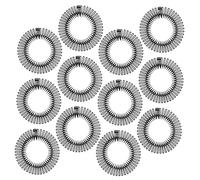 DECORNIJIA 24 Piezas Diademas Flexibles con Peine Plástico de Banda Elástica Circular Completa para Peinar Diseño Suave y Antideslizante para Mujeres y Niñas Uso Versátil para Cabello Natural