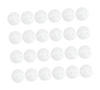 DECORNIJIA 24 Piezas Unidades Bolas Perforadas de Plástico para Práctica Golf Interior Exterior Ligeras Resistentes Entrenamiento Huecas para Ejercicios