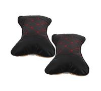 DECORNIJIA 2piezas Almohadas Cervicales Para Coche Unidades Con Diseño Ergonómico Textura y Duradera Almohadillas De Reposacabezas Para Viaje Oficina y Hogar Instalación Sencilla