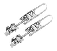 DECORNIJIA 2piezas Cerradura De Barril De Acero Inoxidable Hebillas De Acero Para De Caja Uso Camping Jardín Almacenamiento Seguro Accesorios De Hardware Para Fijación Segura