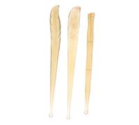 DECORNIJIA 3 Bastoncillos Limpiadores de Oído Herramientas para Eliminar Cerumen Cucharas de 11Cm Acero Inoxidable Accesorios para Limpieza de Oídos Uso Diario para Adultos y Niños