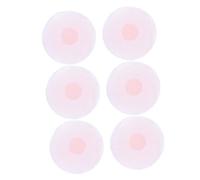 DECORNIJIA 3 Pares Pezoneras Invisibles de Silicona Diseño sin Costuras Adhesivas y Reutilizables para Vestido de Boda Cubre Pezones Cómodo y para Mujer