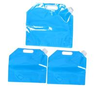 DECORNIJIA 3 Piezas Contenedor de Agua Plegable Bolsa de Almacenamiento de Agua de Gran Capacidad para Actividades para Camping y Senderismo