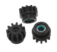 DECORNIJIA 3 Piezas de Engranajes de Cojinetes para Cubo de Fregona Negro Repuesto para Pedal de Escoba Kit de Reparación Compatible para Equipo de Limpieza Doméstica y Mopas Giratorias
