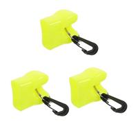 DECORNIJIA 3 Piezas Hebilla Rápida para Buceo Clip Sujeción Manguera Regulador Bcd Amarillo Soporte Protector Boquilla para Deportes Acuáticos Submarinos
