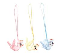 DECORNIJIA 3 Piezas Silbatos para Sonidos de Pájaros Acuáticos Silbatos de Agua Interactivos Forma de Pavo Real Instrumentos Musicales Coloridos para Aire y Desarrollo Sensorial Infantil