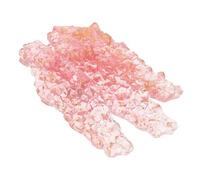 DECORNIJIA 3 Piezas Soporte Transparente para Pinceles de Pintura y Bolígrafos de Unidades con Diseño Cristal Iceberg y Detalles Dorado Organizador Estable para Arte de Uñas Maquillaje y