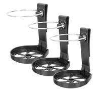 DECORNIJIA 3 Soportes Portavasos para Coche Negros Caja de Almacenamiento Multifuncional para Vehículo Portabotellas y Portavasos para Ventana Soporte para Reposabrazos Acero Inoxidable