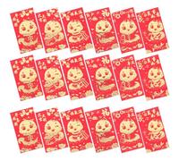 DECORNIJIA 36 Piezas Sobres Rojos para Año Chino Papel con Patrones Delicados Diseños Unidades Decoración Tradicional para Festivales y Regalos