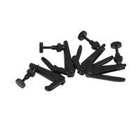 DECORNIJIA 4 piezas Microafinadores Finos para Violín Accesorios Clásicos Negro para Violines y Preciso del Tono para Adultos y Principiantes